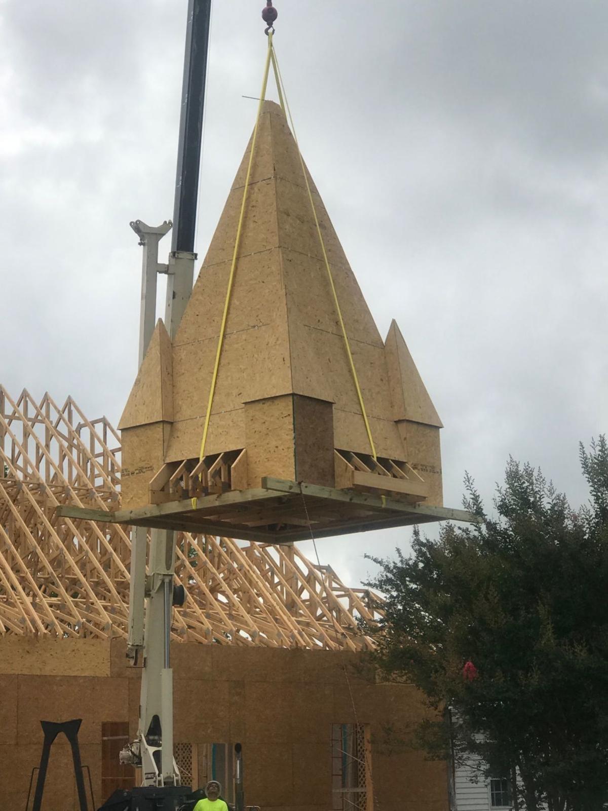 Framing Nearly Finished For New Hodges Presbyterian Chapel News Indexjournal Com