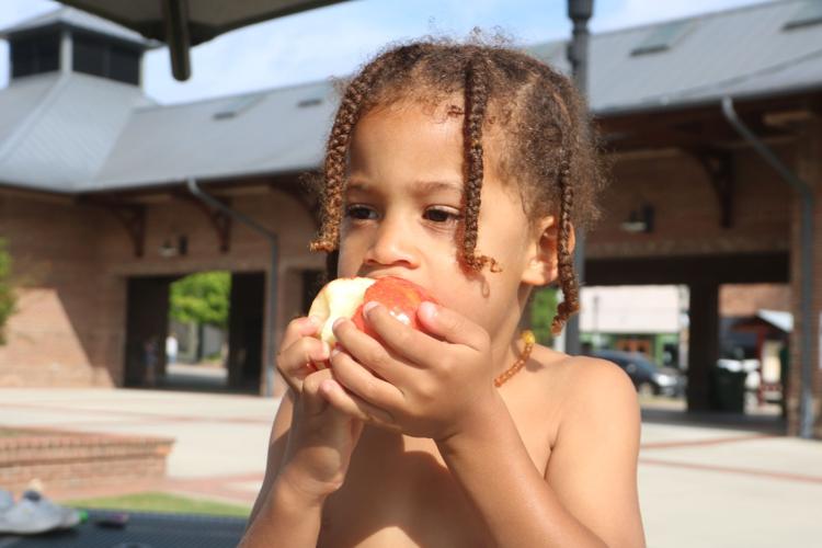 PHOTOS Families make a splash at Greenwood's 2023 splash pad opening