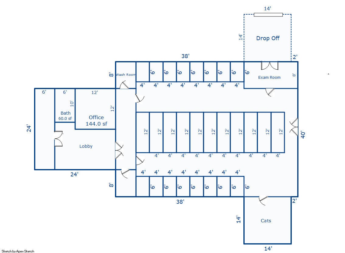 Animal Shelter Design Floor Plans