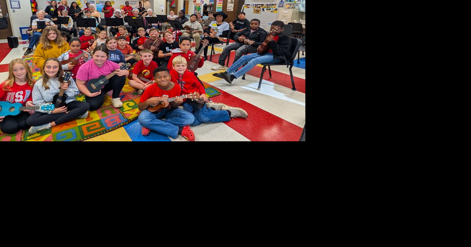 Strumming across generations: Ukuleles unite students, seniors