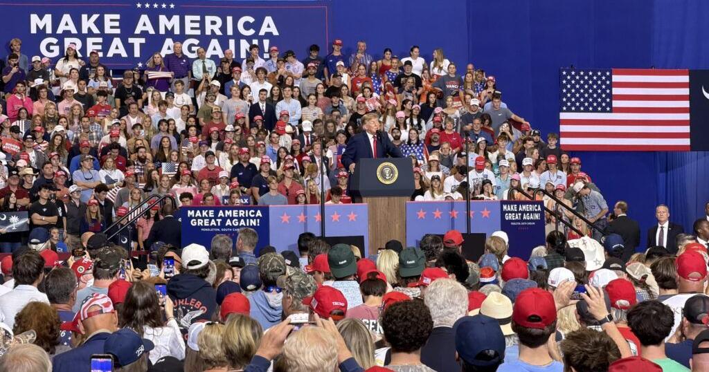 Trump rallies support for Graham in pre-election visit to Upstate