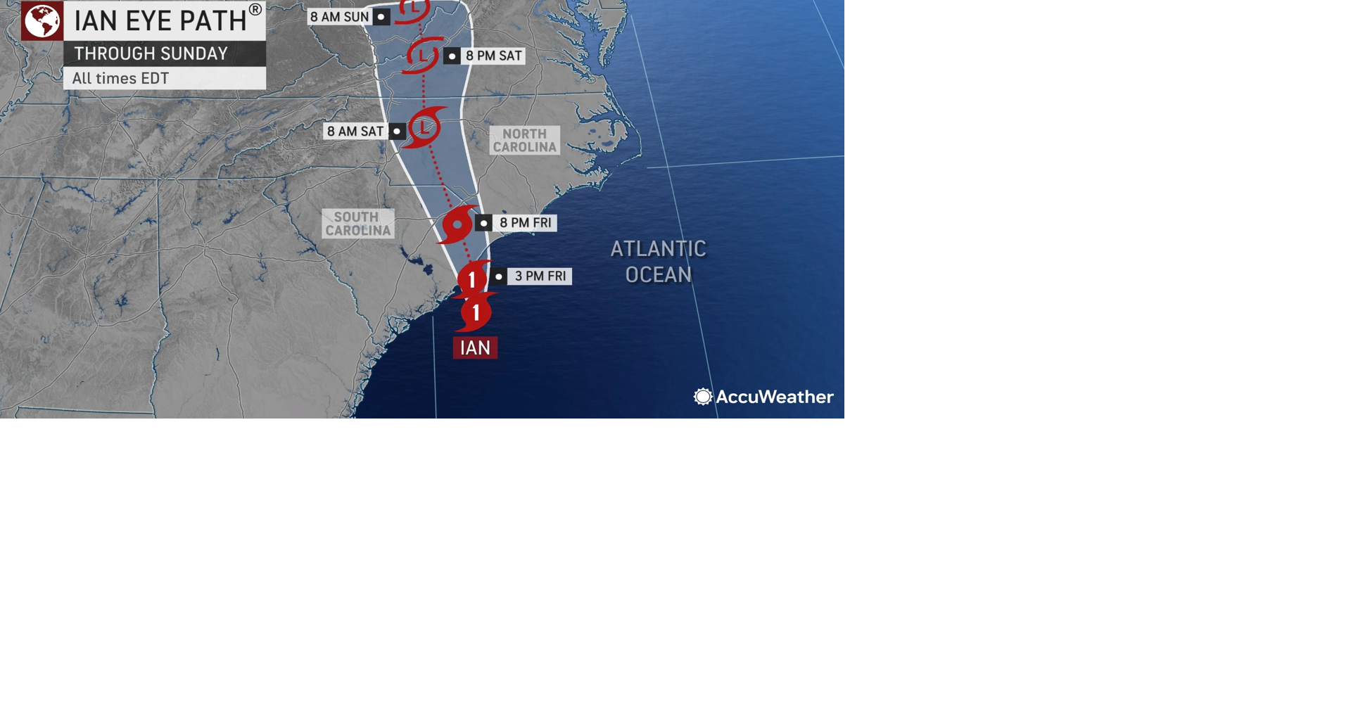 Hurricane Ian landfall imminent in South Carolina | Breaking ...