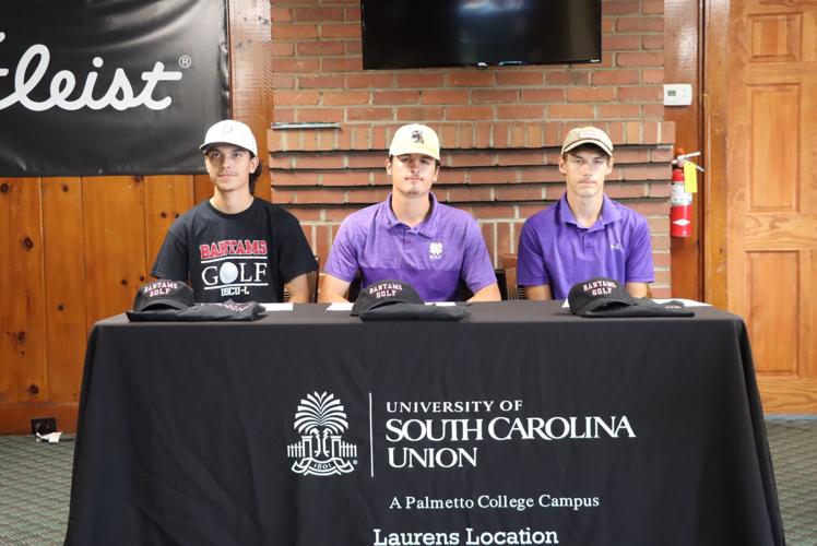 Three Ware Shoals golfers sign with USC Union at Laurens Sports