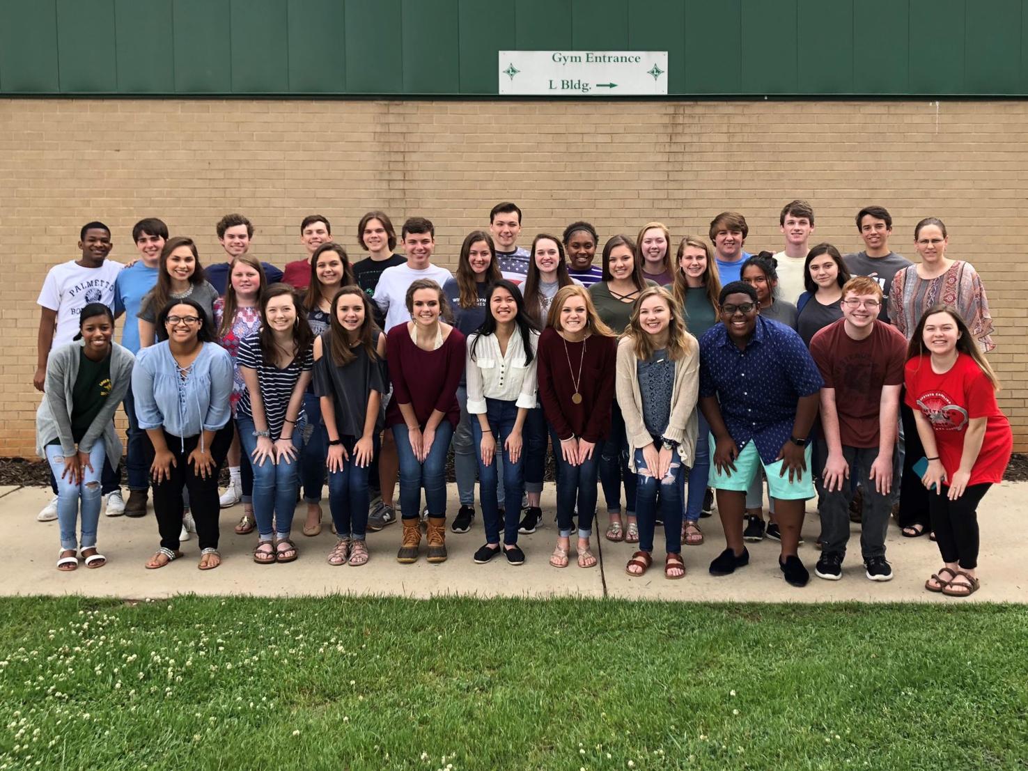 Laurens District High School Student Council recognized Lakelands Connector