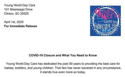 Clinton Day Care Closes After Employee Tests Positive For Covid 19 Covid 19 Indexjournal Com