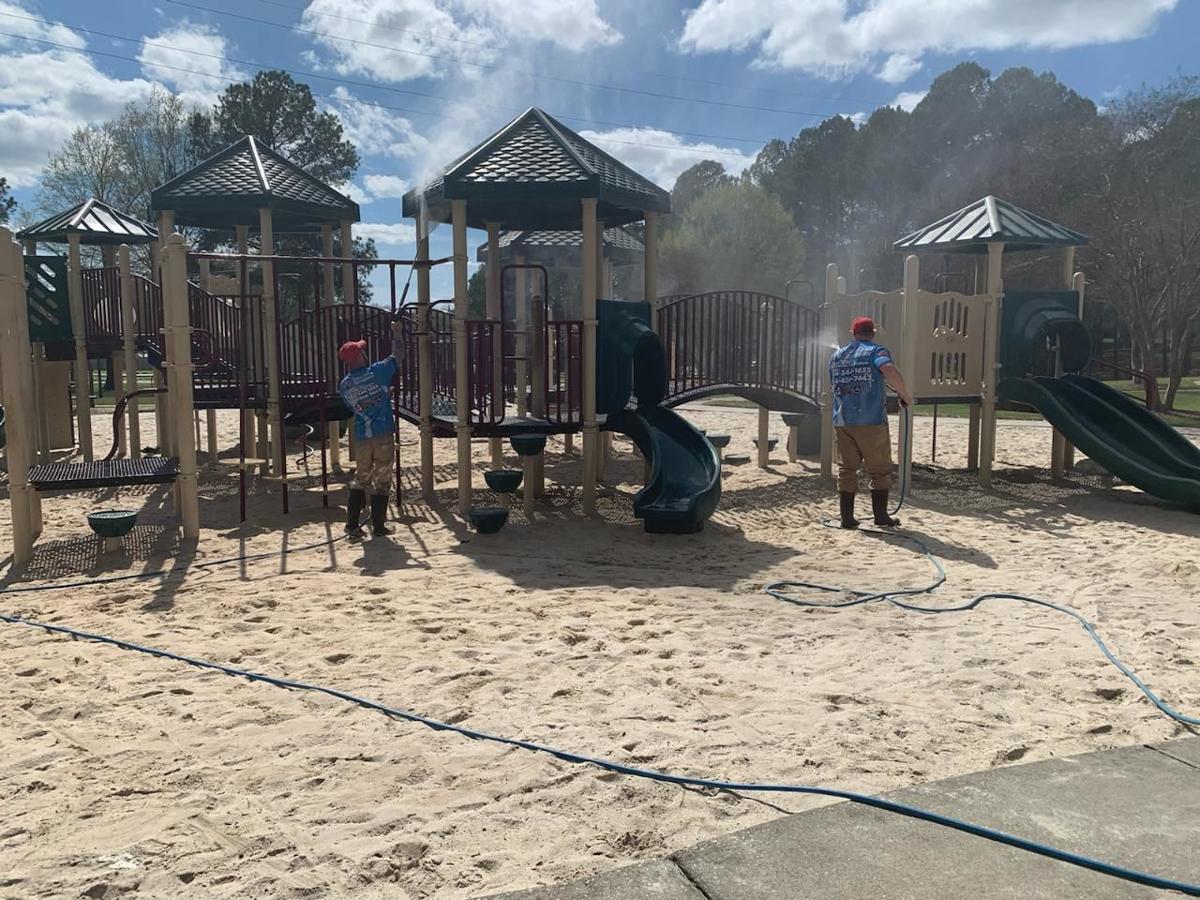 Park Goers Take Social Distancing Outdoors Covid 19