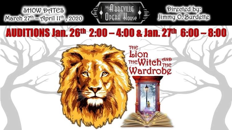 Auditions For The Lion The Witch And The Wardrobe Calendar