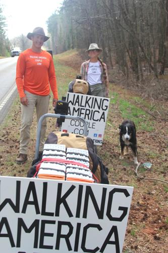 One step at a time: Couple learn to appreciate the world walking across ...