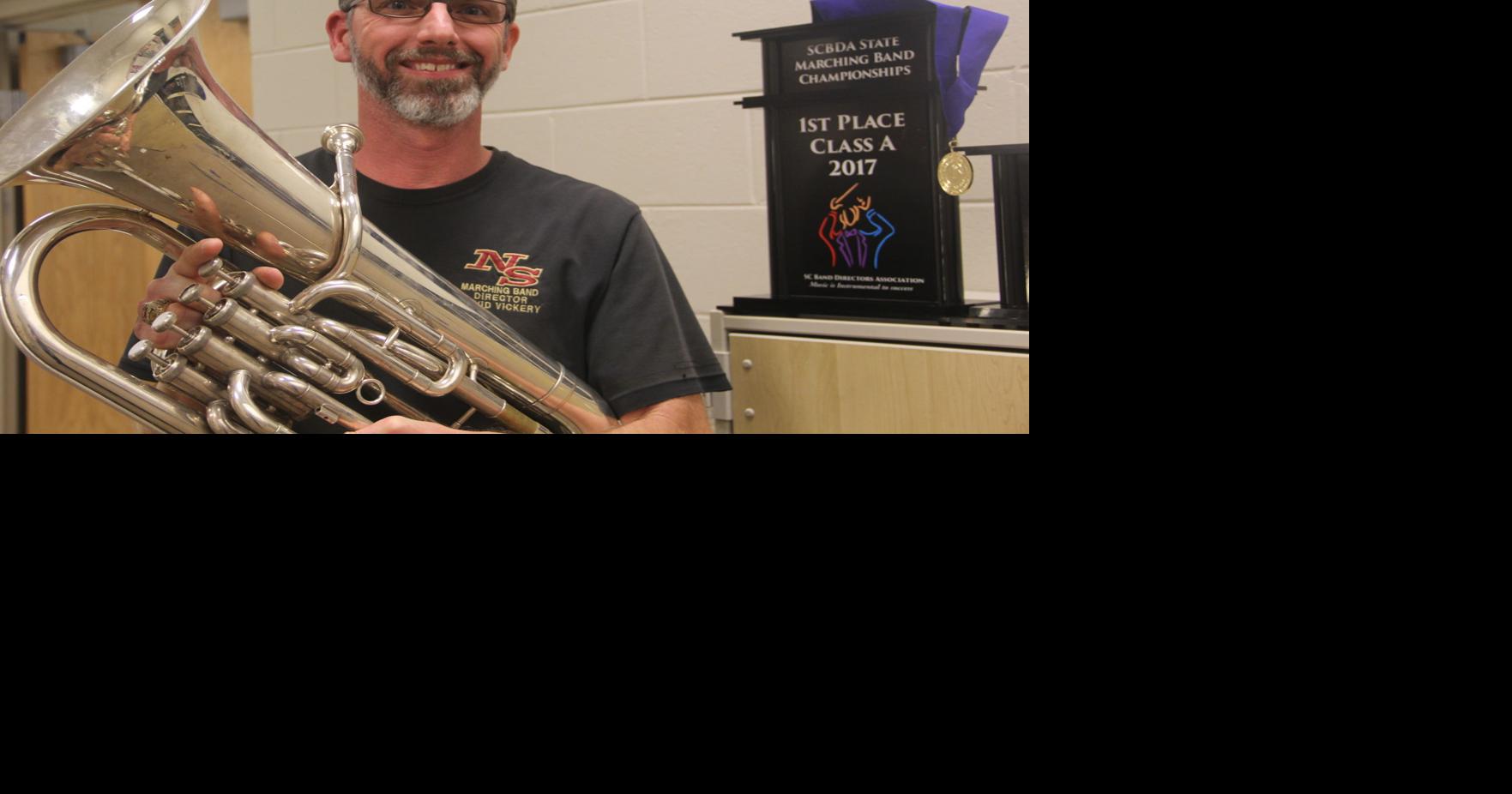 The music man Vickery made Six marching band threetime state