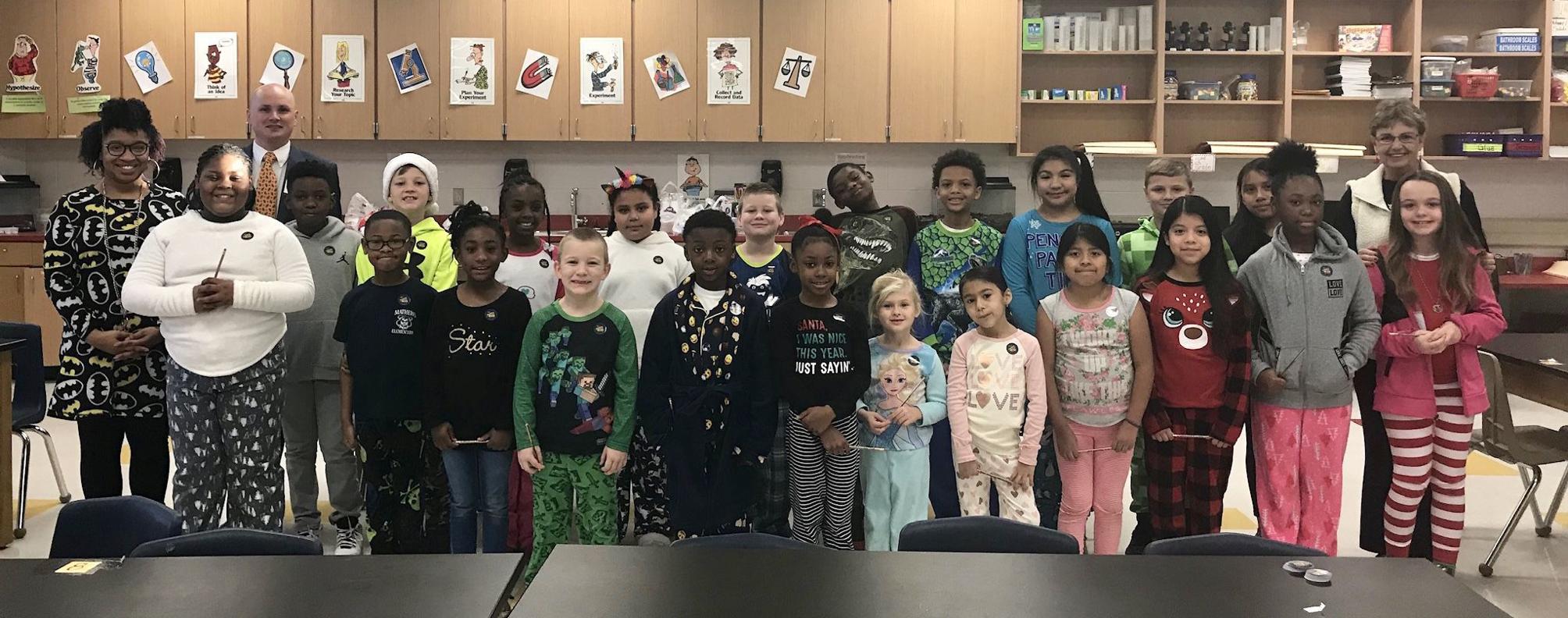 Mathews Elementary December Terrific Kids Lakelands Connector