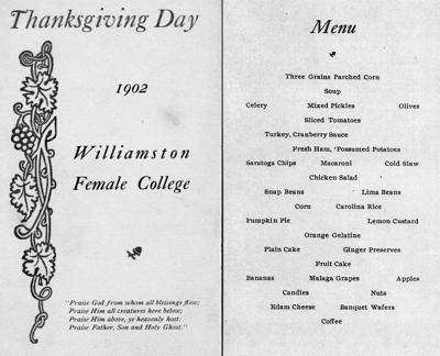 Thanksgiving for Lander students featured elaborate meals, traditions