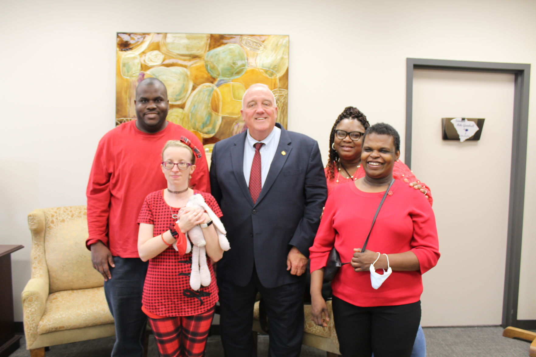 Burton Center friends go to Statehouse for Disability Advocacy Day