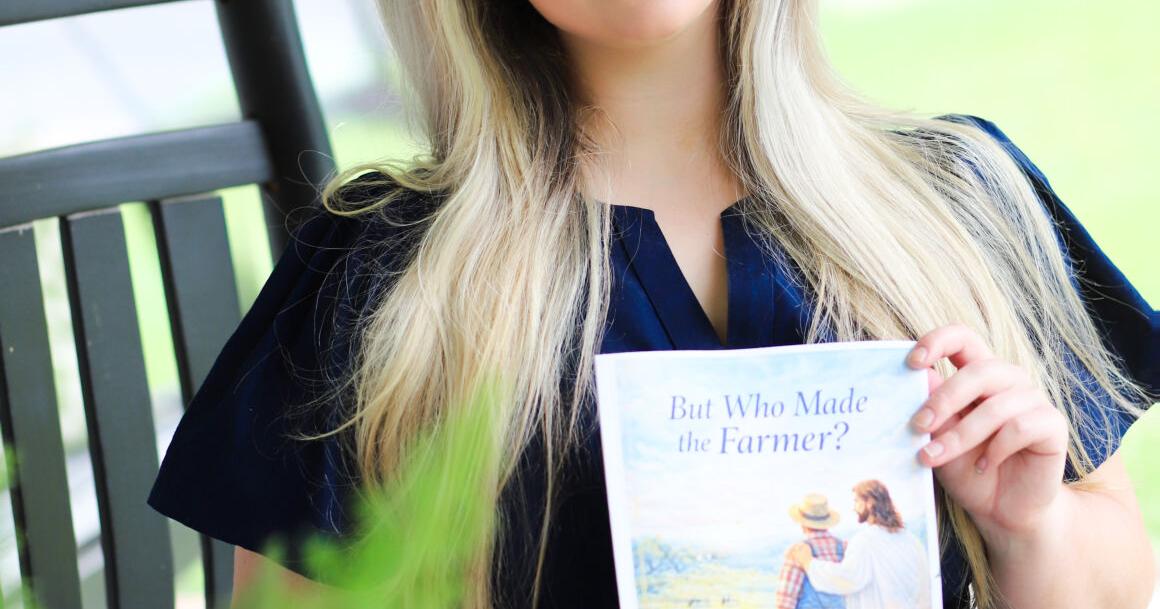 Faith-based children's book connects agriculture, Scripture. Dedicated to grandparent.