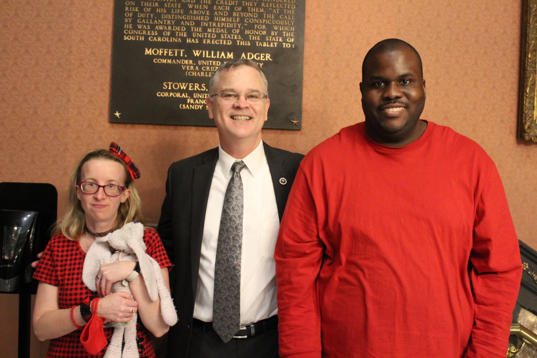 Burton Center friends go to Statehouse for Disability Advocacy Day