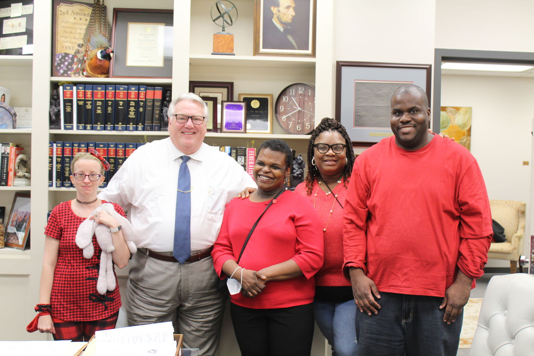 Burton Center friends go to Statehouse for Disability Advocacy Day