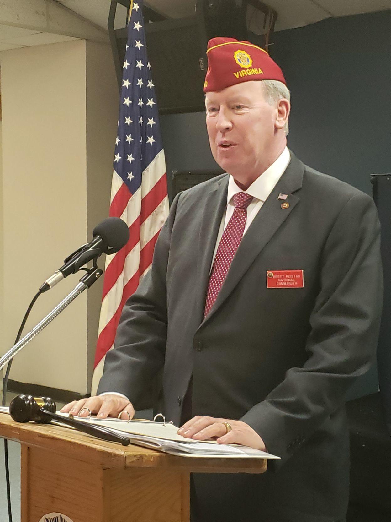 American Legion national commander makes Greenwood stop News