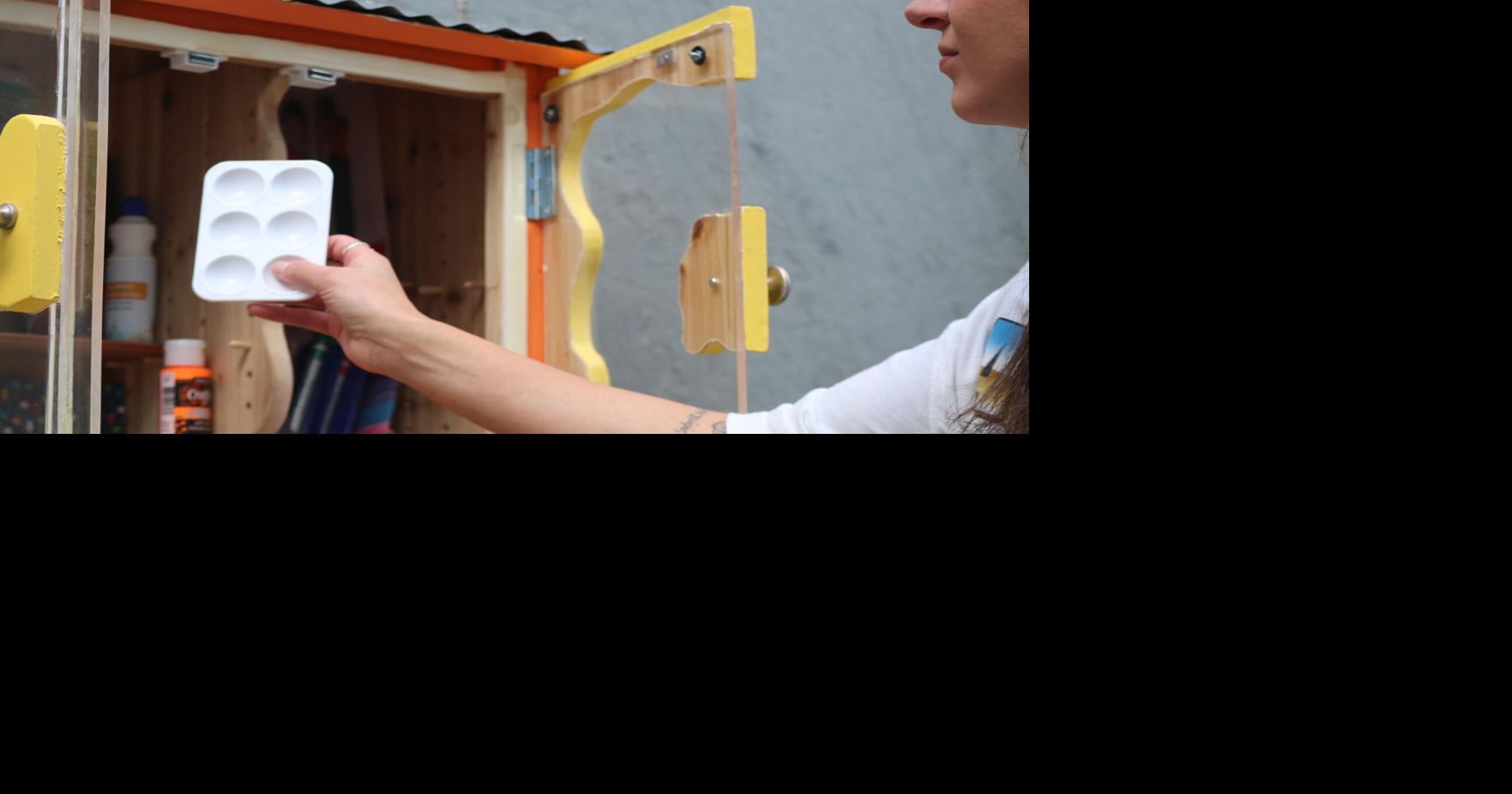 Main and Maxwell launches art supply swap box