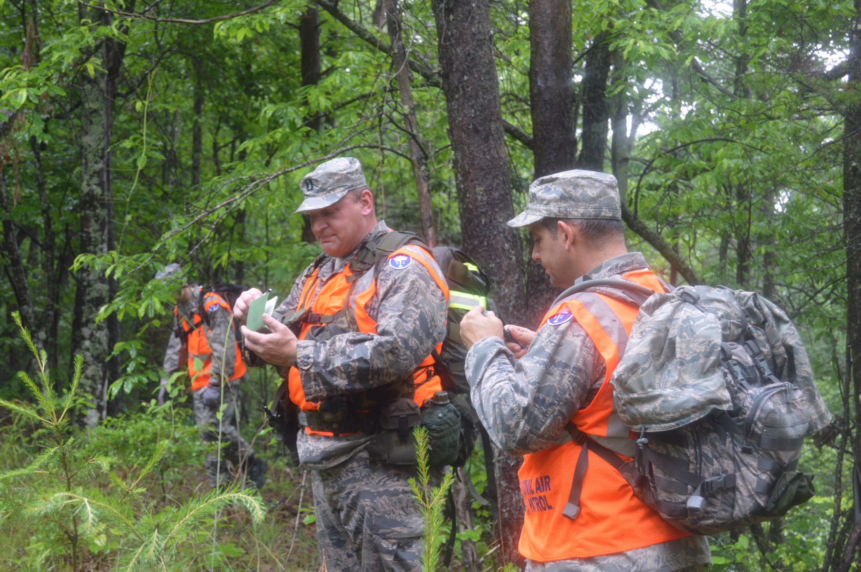 Members Of Cadet Squadron Train For Search And Rescue Mission ...