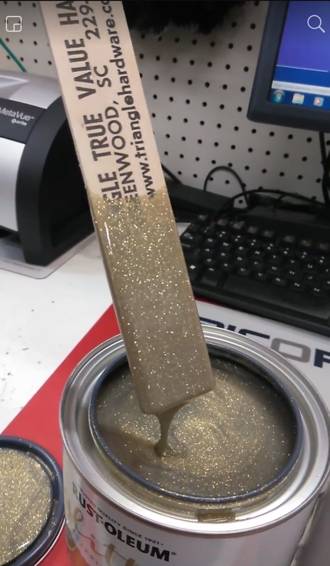 Triangle True Value Hardwares Glitter Paint Video Goes Viral News