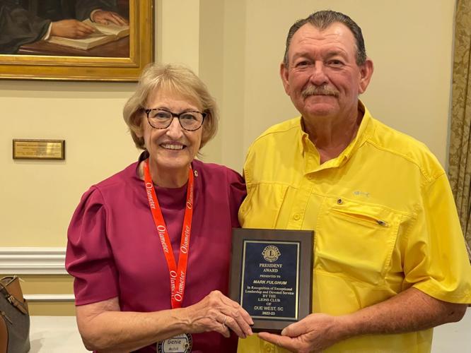 Due West Lions honor perfect attendance and induct new members