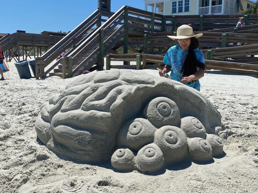 Lander College sand sculpture component of once-a-year review tour | Unwind