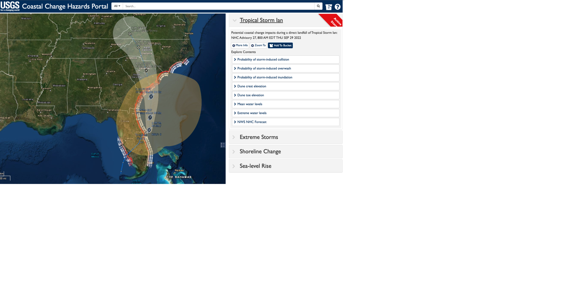 USGS: Ian could cause significant coastal change in South ...