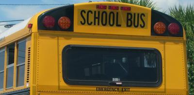 School bus rear