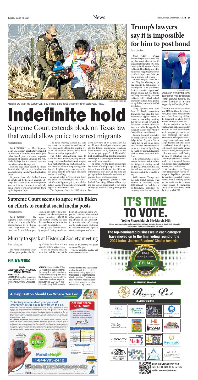 Page A3 | e-Edition | indexjournal.com