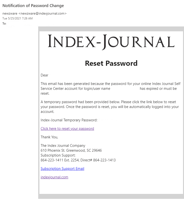 Index-Journal SSM (Self-Service Module) Instructions  Site 