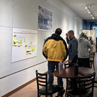 The writing -- and pictures -- are on the walls