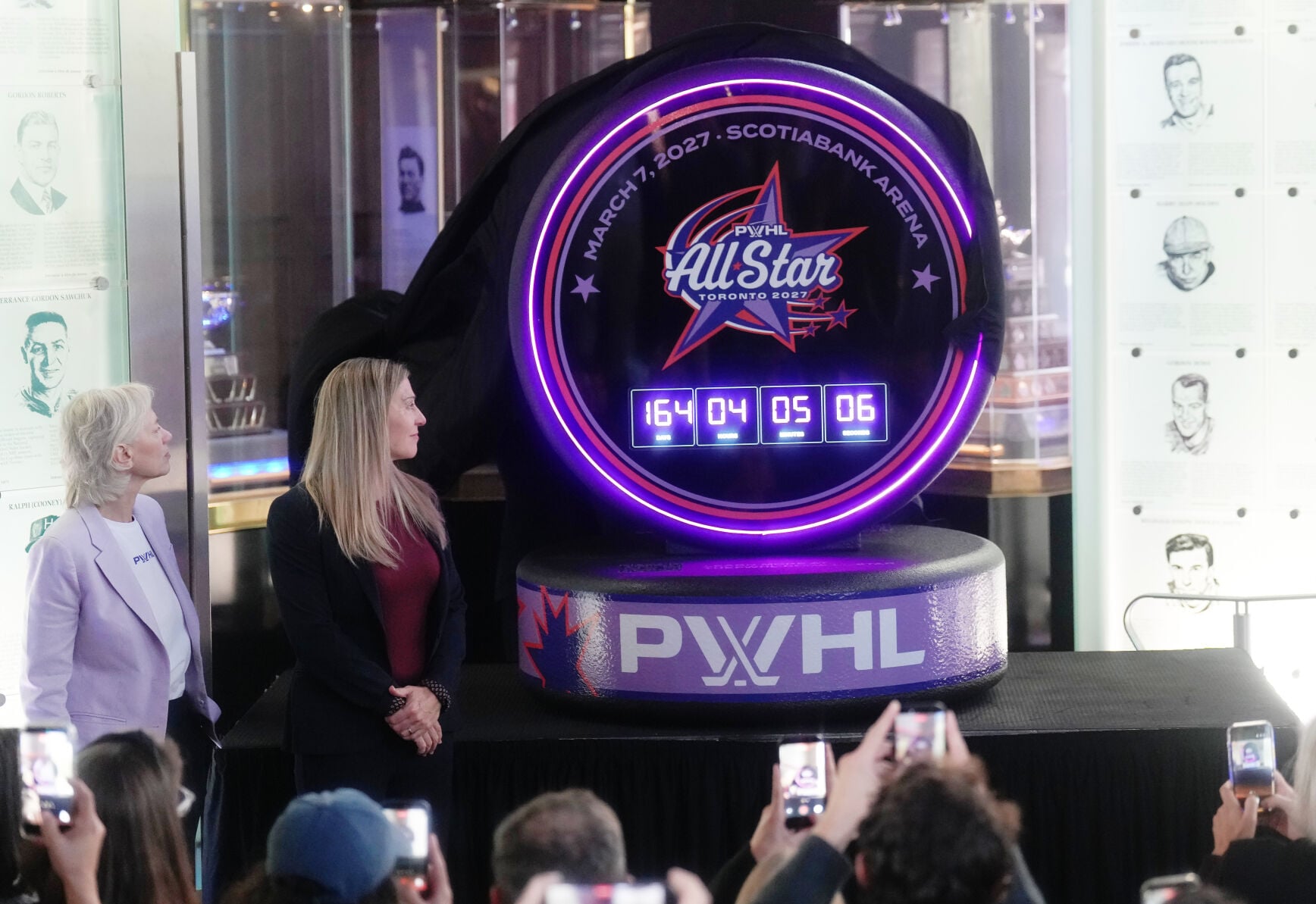 PWHL Hockey Night in Canada broadcast logo and branding