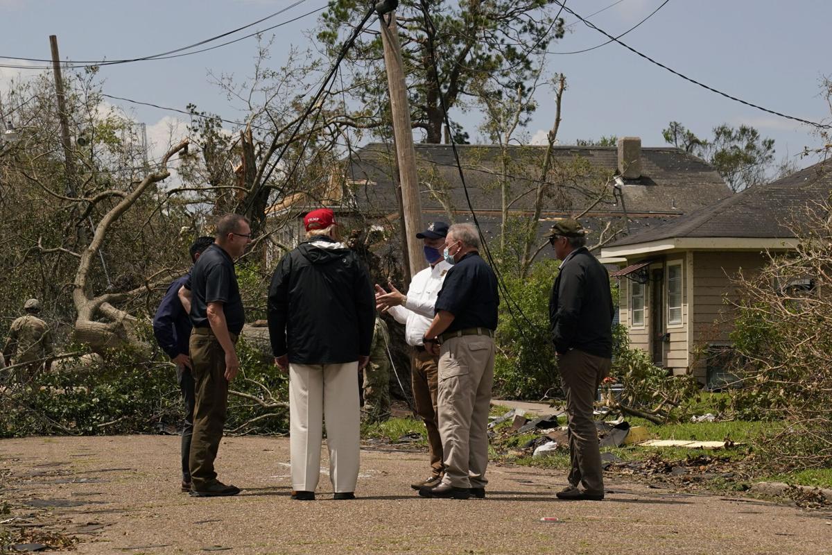 Trump Surveys Damage From Hurricane Laura News Indianagazette Com
