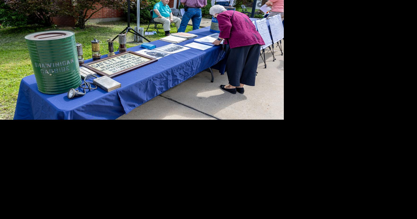 Historical artifacts related to the Sample Run mine disaster on display for commemoration ceremony