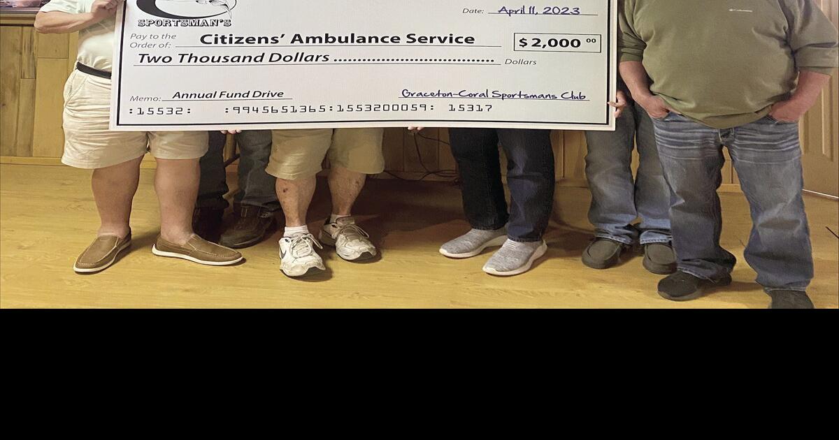 Sportsman's club makes donation to Citizens' News