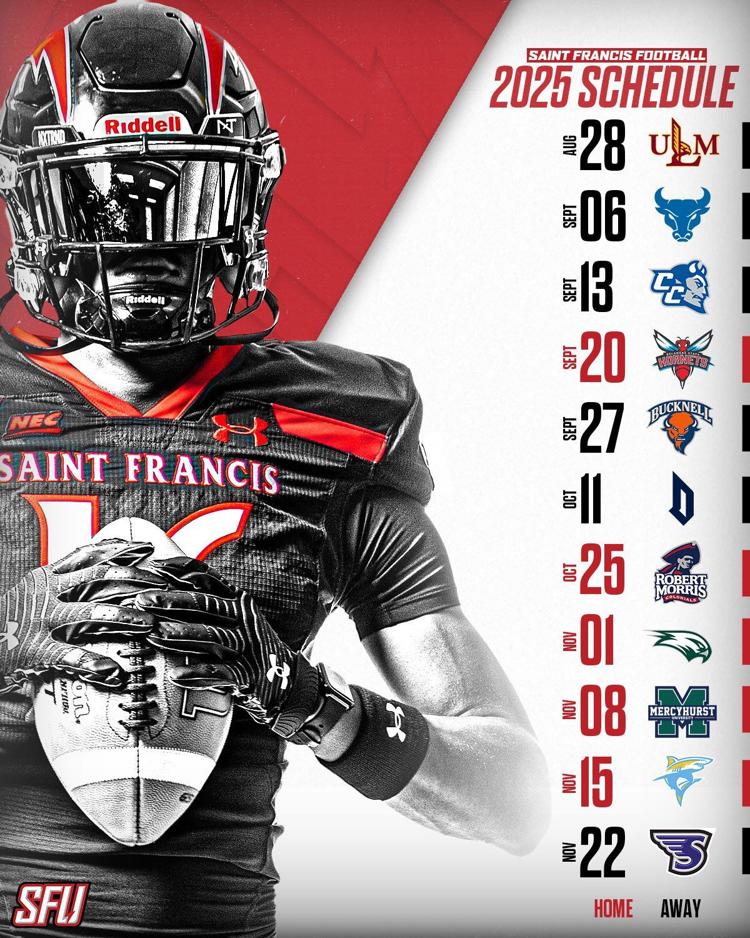 St. Francis releases 2025 football schedule Sports