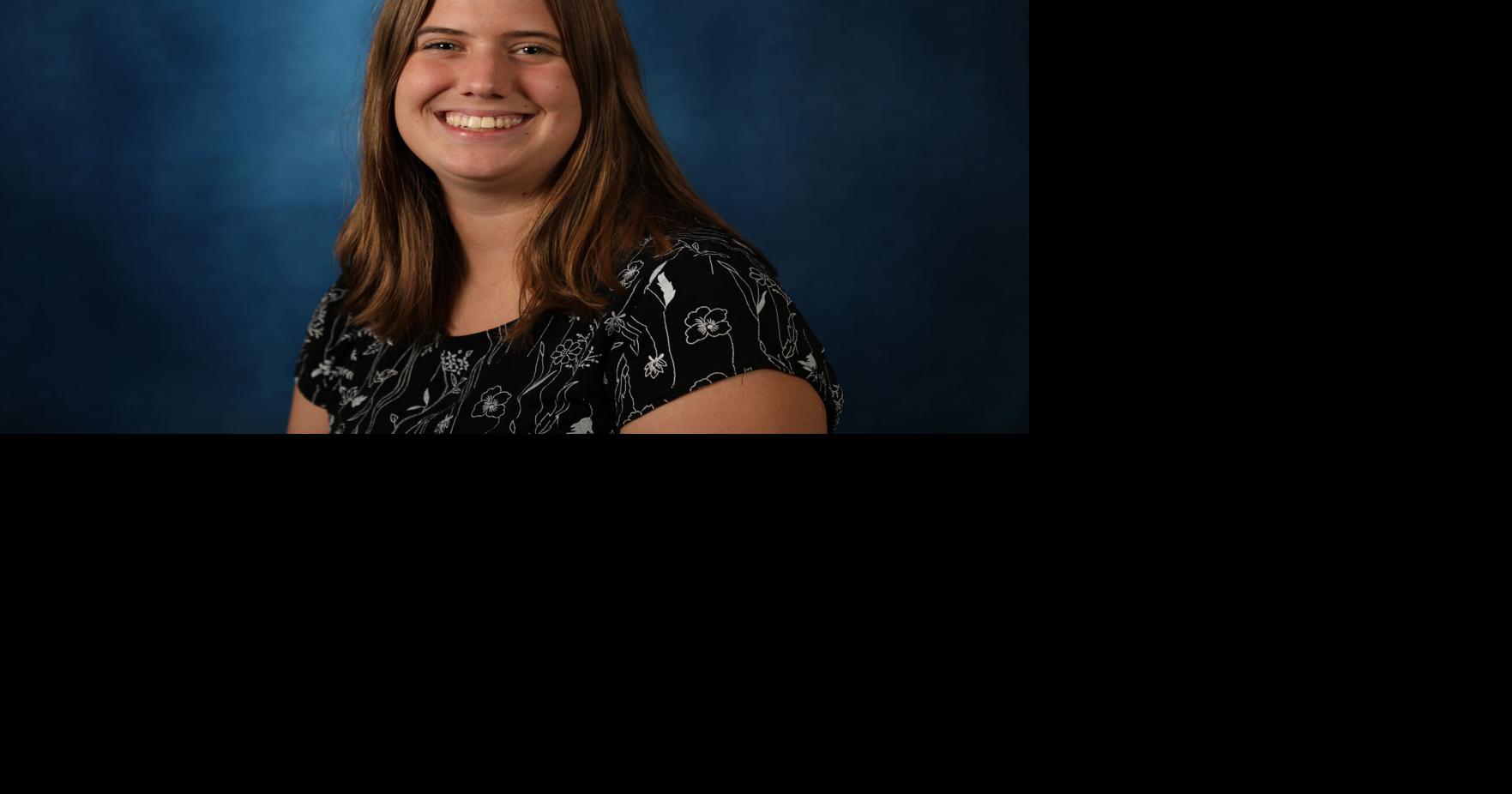 Johanna Welch named Student of the Month Announcements