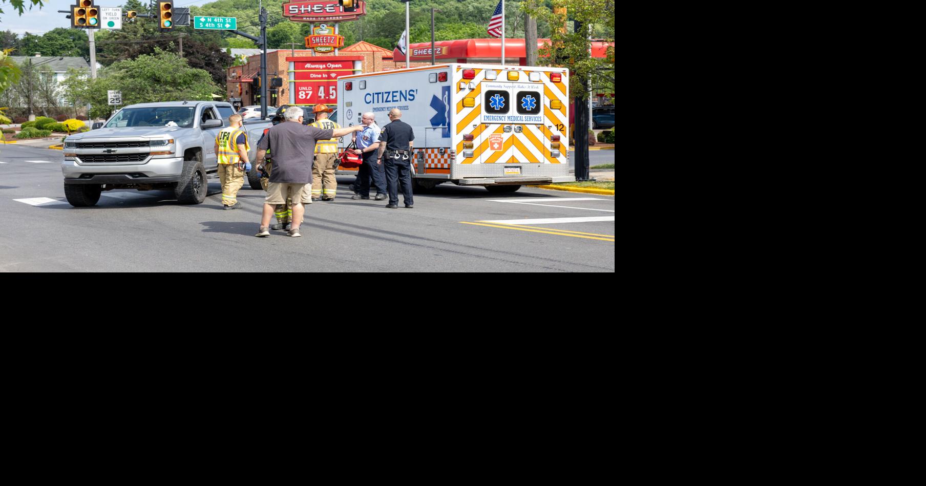 Pedestrian struck by pickup truck at Fourth, Philadelphia streets