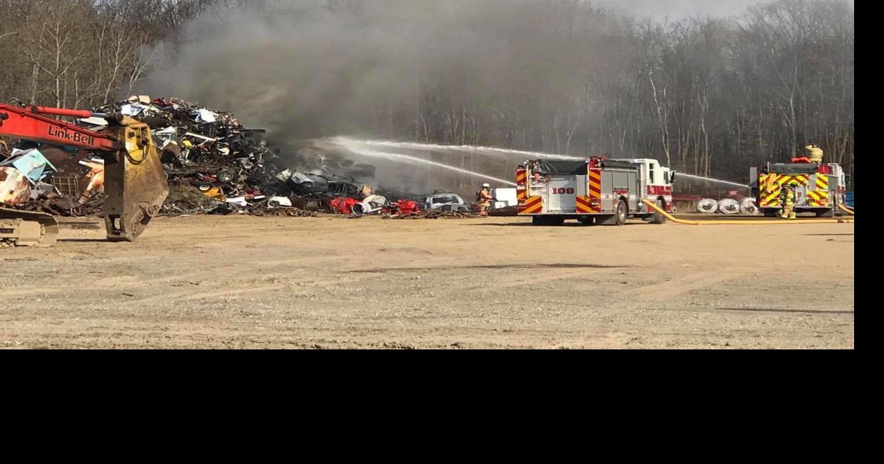 Firefighters battle smoky scrapyard blaze | News | indianagazette.com