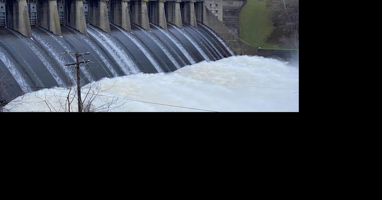 WATCH Conemaugh River Lake Dam uses crest gates after flooding rain