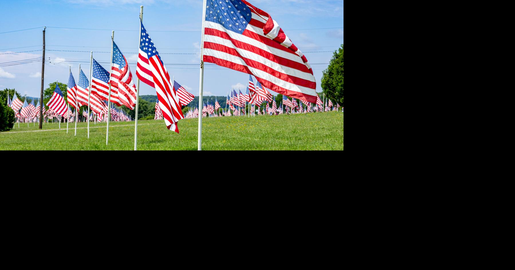 Blairsville Cemetery honors veterans with flag display for Independence Day