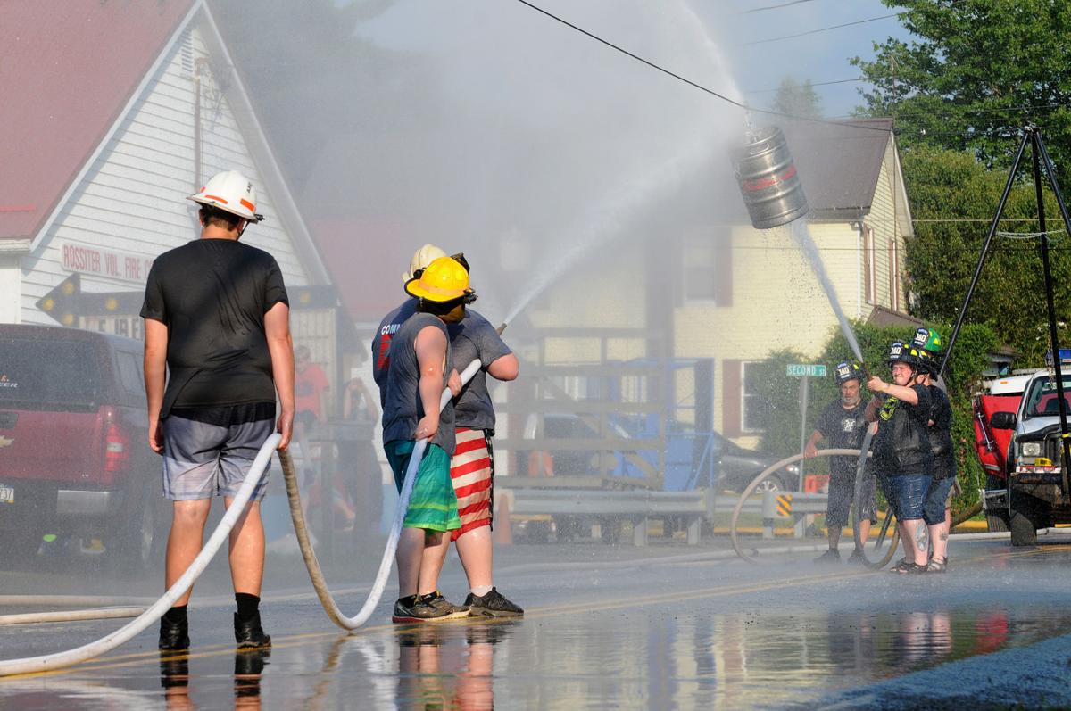 Gazette Photos Firefighters compete in battle of the barrel News