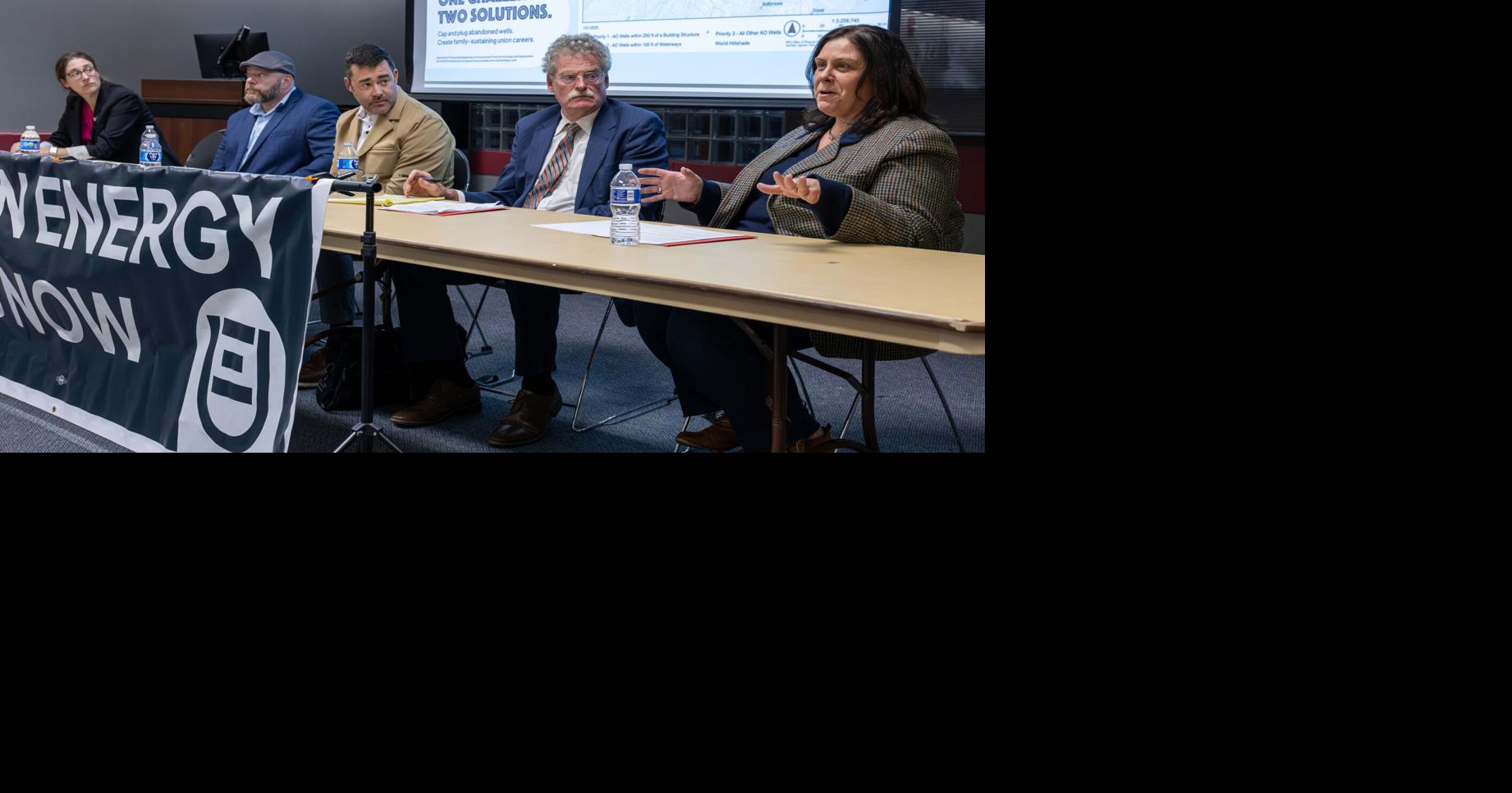 Town hall panelists discuss abandoned oil, gas well remediation