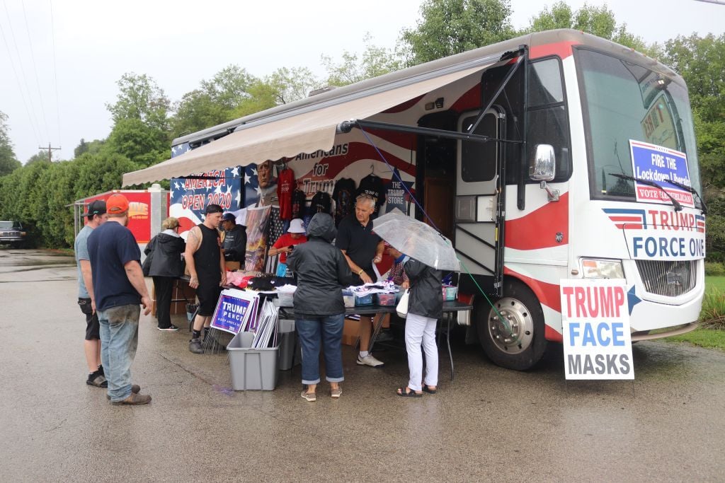 trump bus visits brush valley news indianagazette com trump bus visits brush valley news