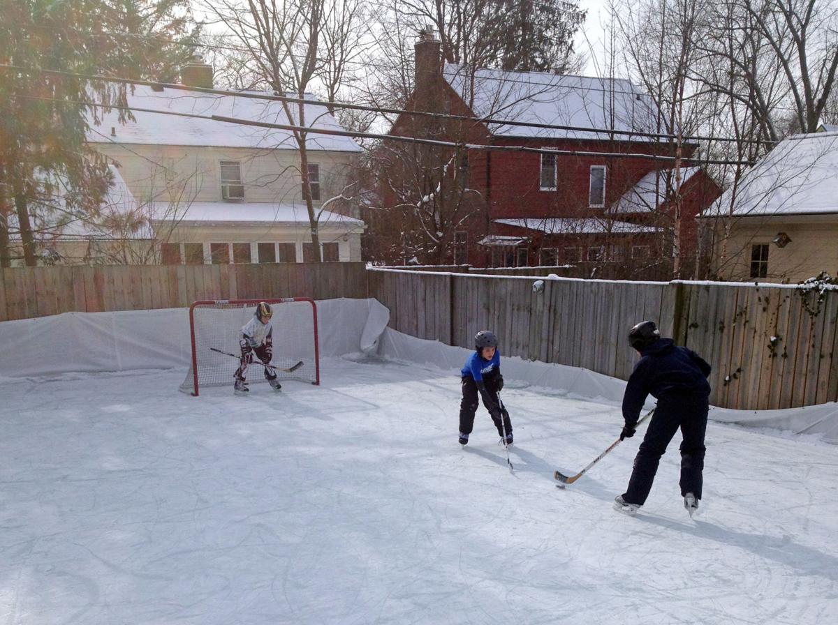 THATS COOL Backyard Rinks Range From Simple To Elaborate