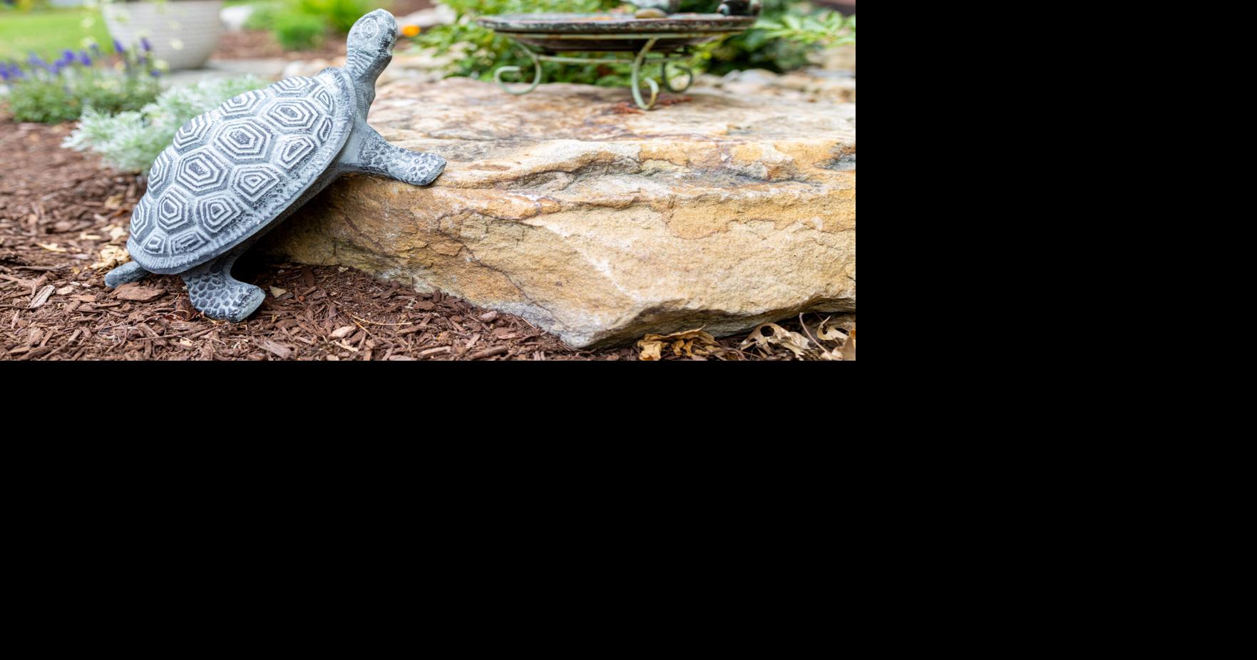 July Garden of the Month statues, ornaments