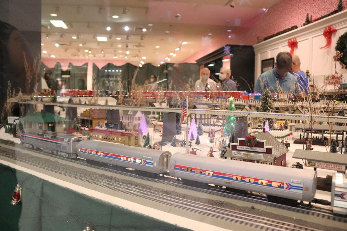 Indiana Mall model train display