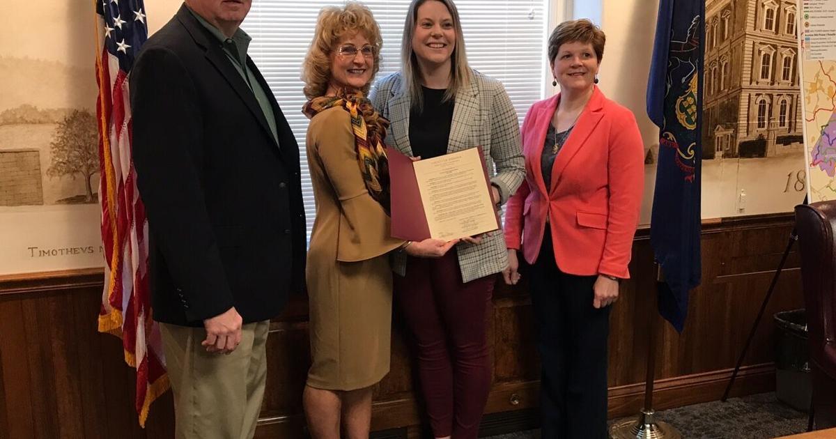 Melissa Raska Indiana Indiana County Commissioners issue proclamations | Local News ...