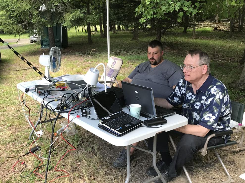 Ham radio operators stage field exercise News