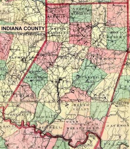 Indiana County Township Map Indiana County Split In Redistricting | Local News | Indianagazette.com