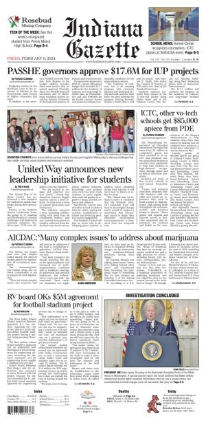 Page A1 | Indiana Gazette | Indianagazette.com